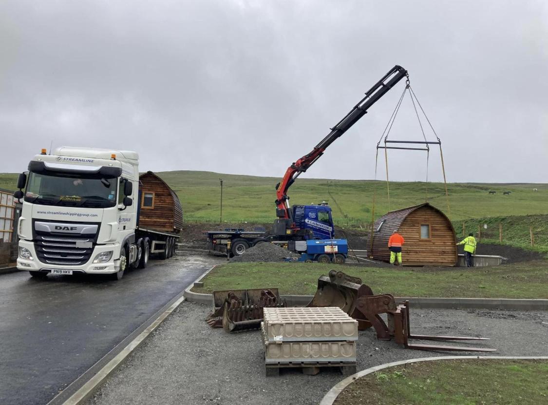 Scalloway Caravan Park Bagian luar foto